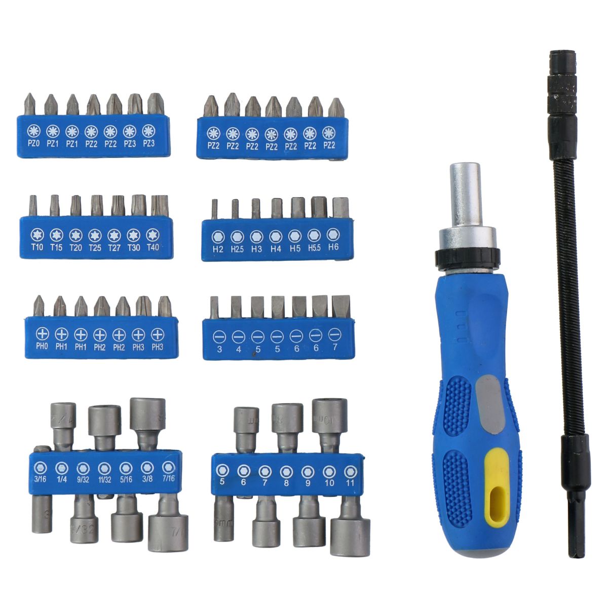 Ratchet Handle Screwdriver Set