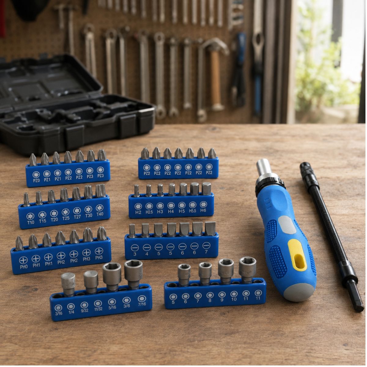 Ratchet Handle Screwdriver Set