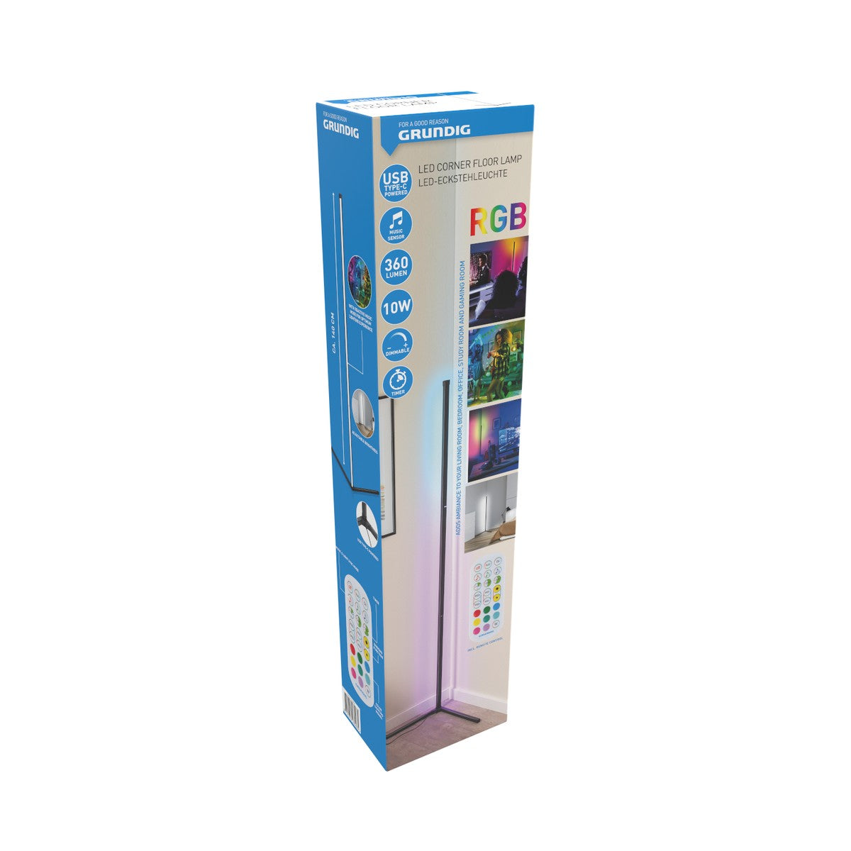 Corner Lamp 230V Rgbw 15W