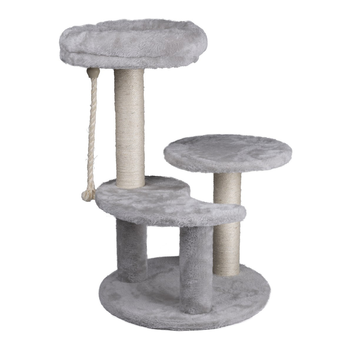 Cat Scratching Post Grey