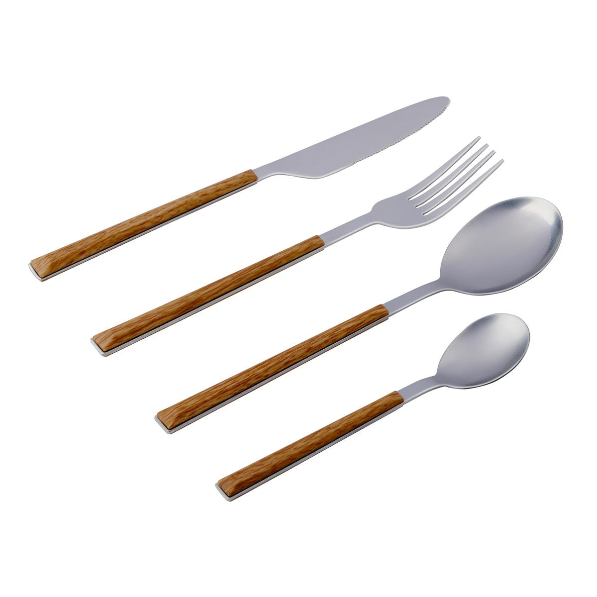 Cutlery Set 16Pc Wood Design