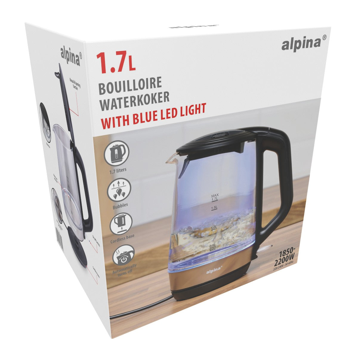 Water Kettle 1,7L 2200W