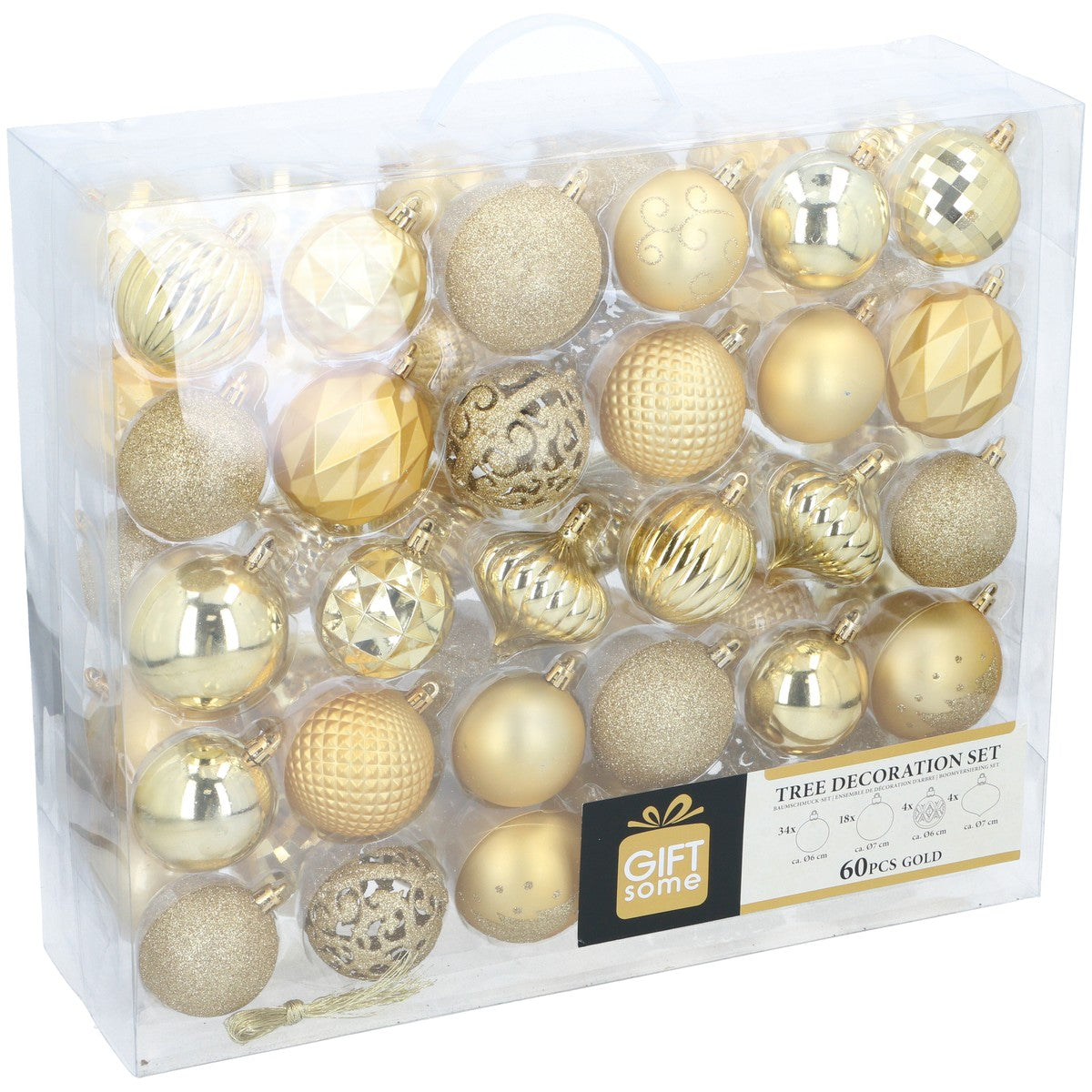 Tree Decoration Gold 60Pc
