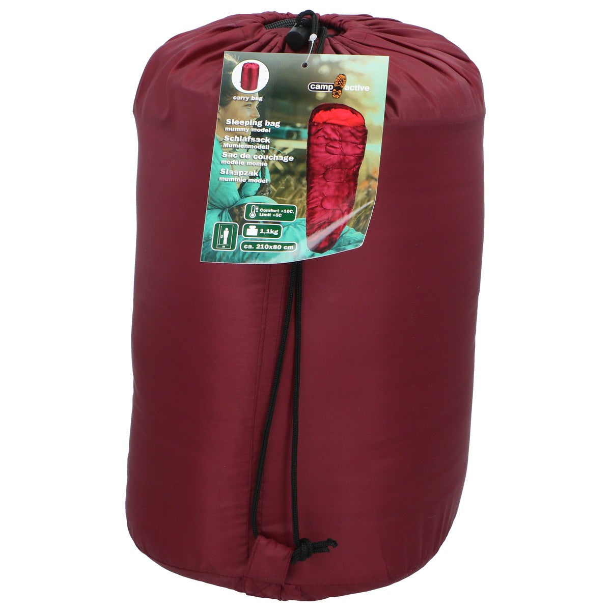 Sleeping Bag Mummy Red