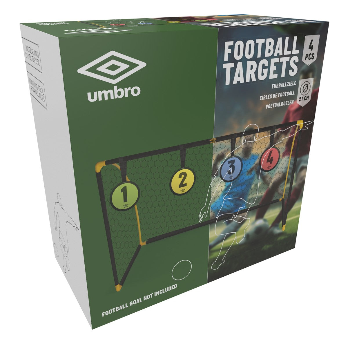 Football Target Game 4Pcs Pvc