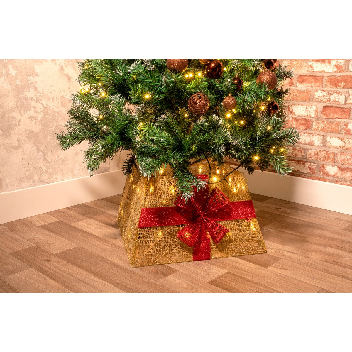 Xmas Tree Skirt 40Led B/O 45Cm