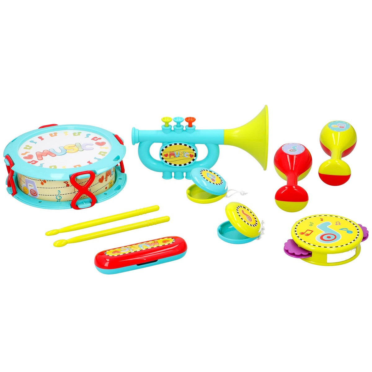 Music Instruments Set 9Pcs Abs