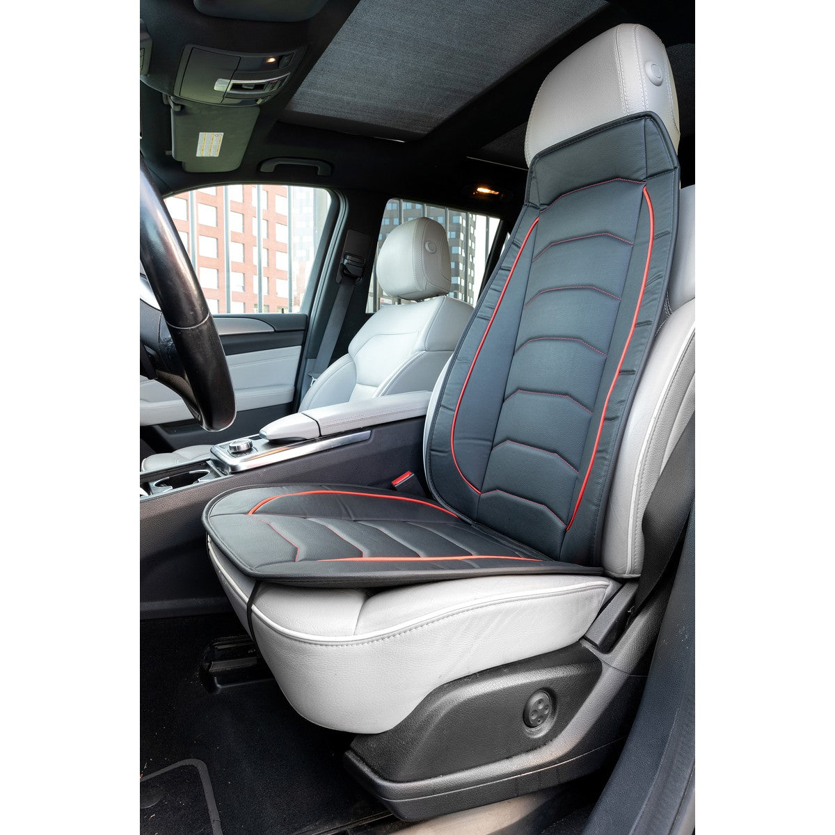 Seat Cushion 5Mm Black & Red