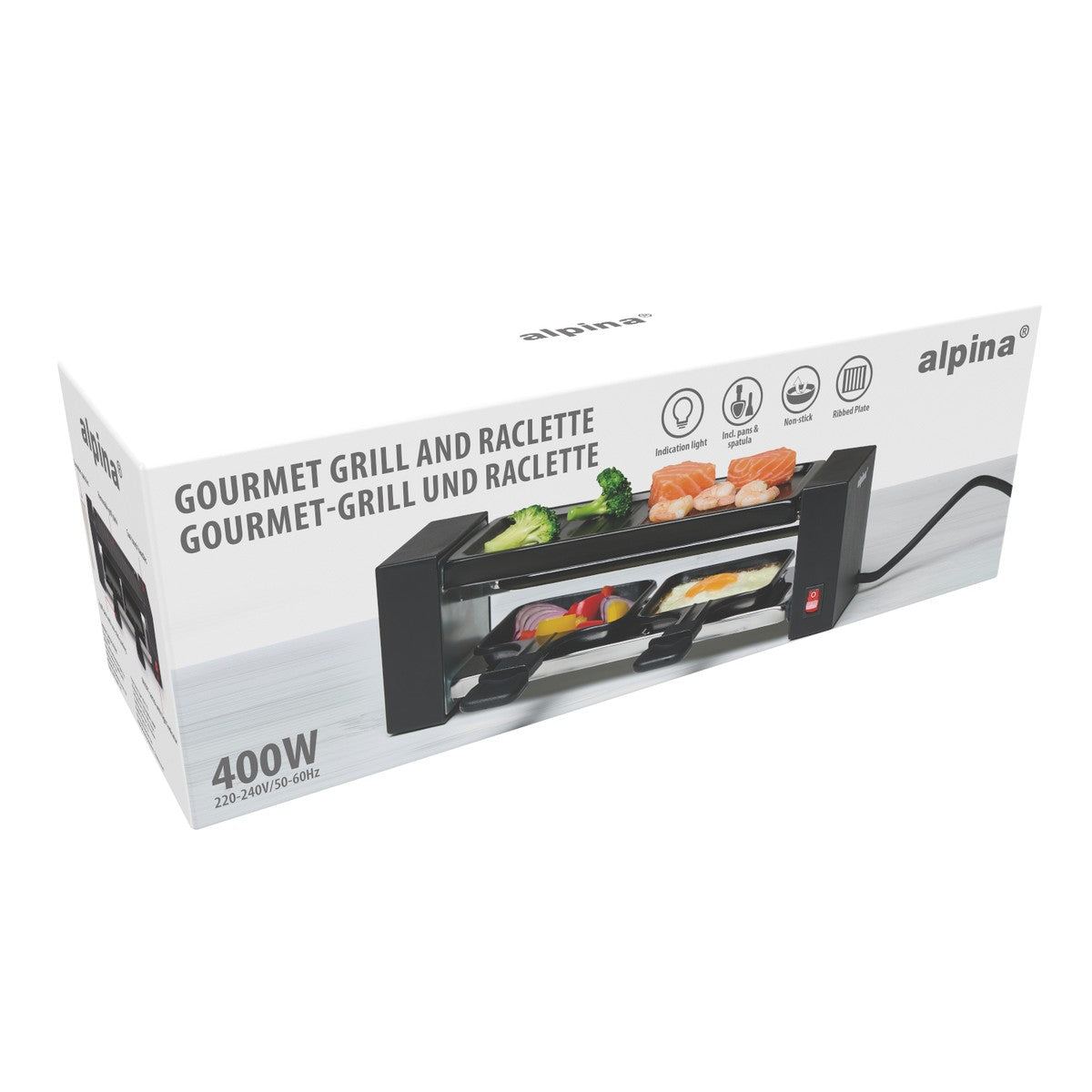 Raclette Grill 230V 400W