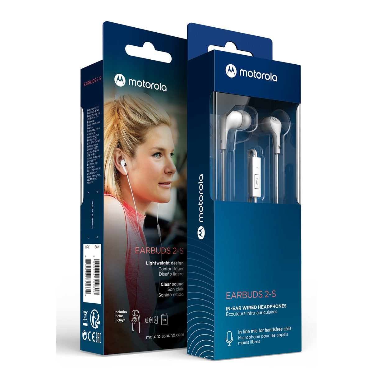 Earphone Earbuds 2-S Wht