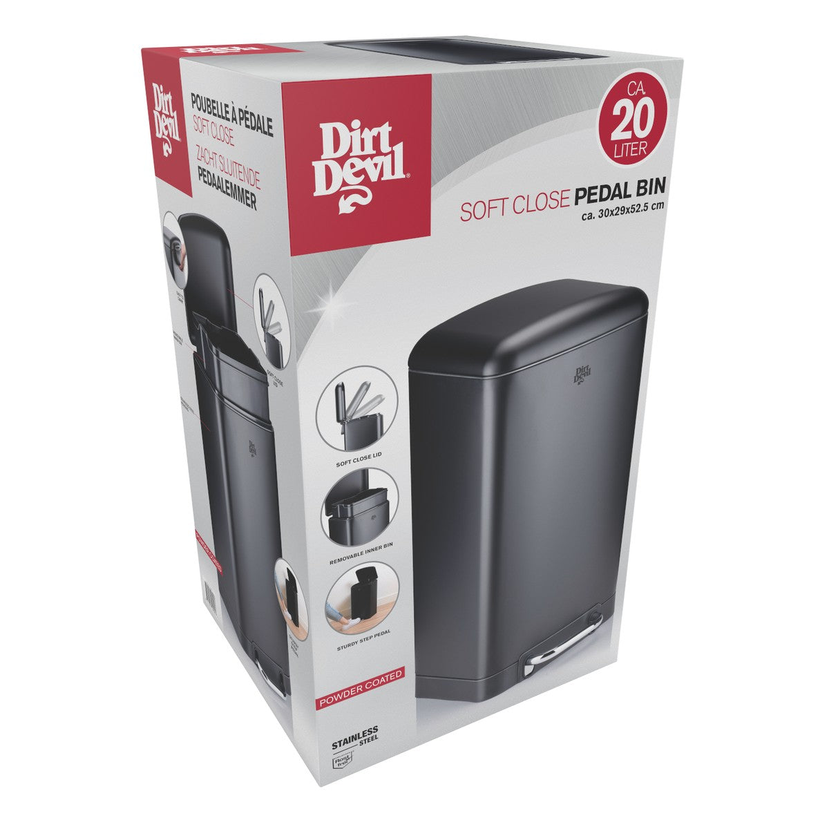 Pedal Bin 20L Soft Close
