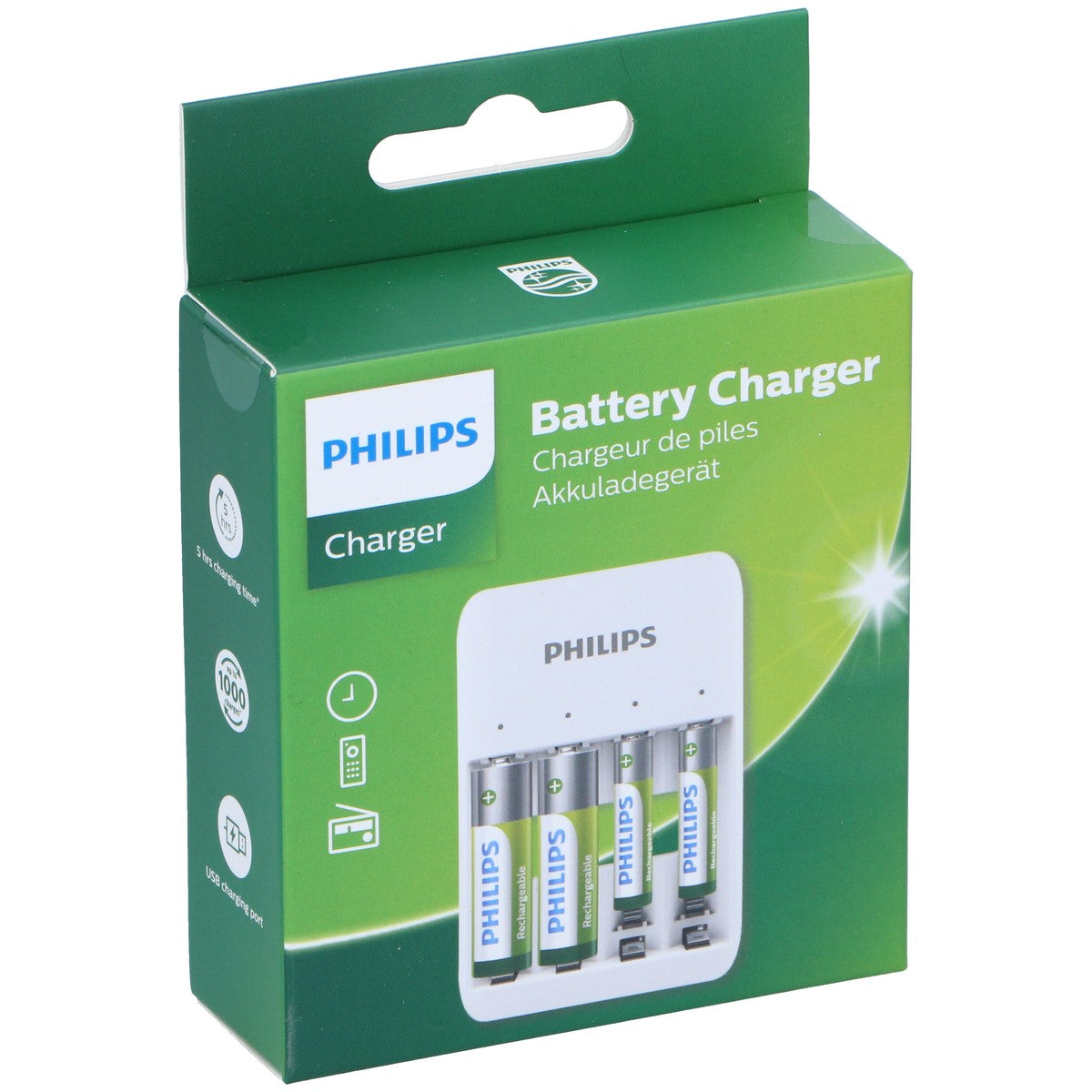 Battery Charger 4 Usb Outlet
