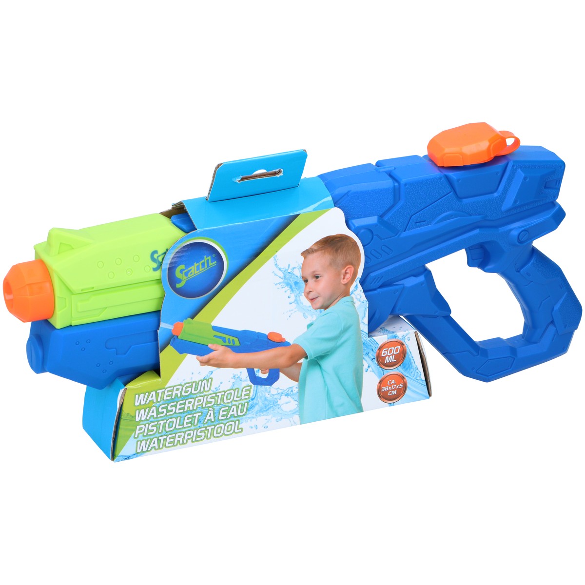 Watergun 38X5X17Cm 600Ml