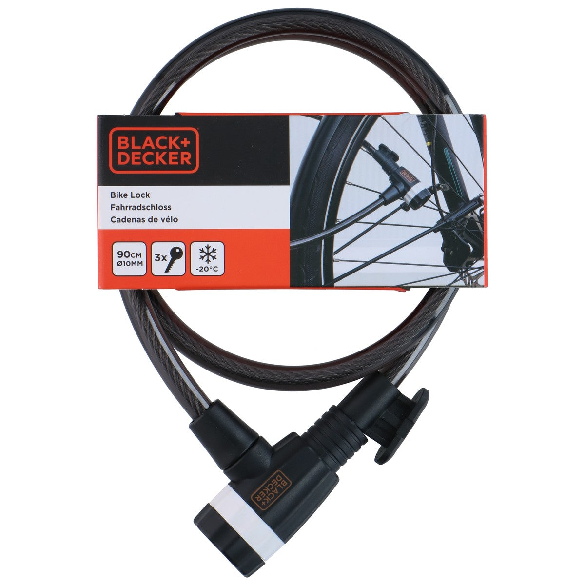 Bike Cable Lock Ø10X900Mm
