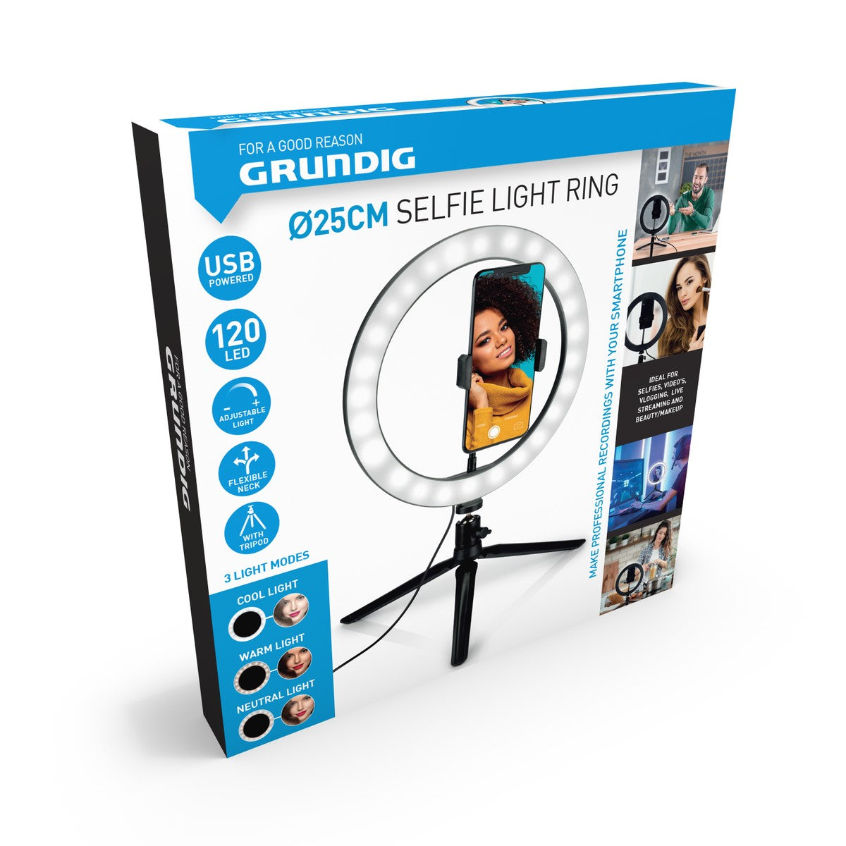 Selfie Light Ring D25Cm 120Leds