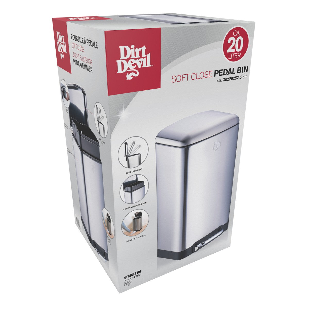 Pedal Bin 20L Soft Close