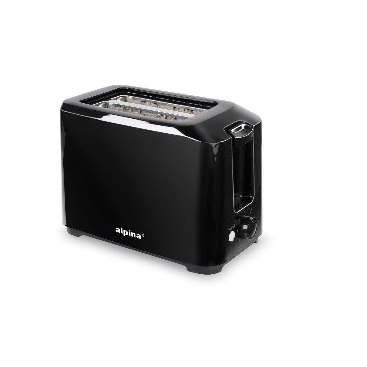 Toaster 700W  Pl Black
