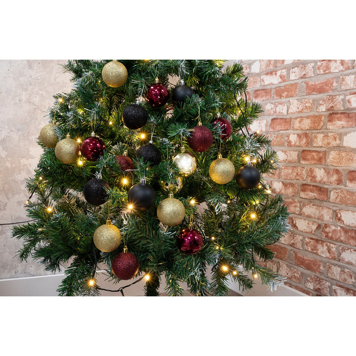 Xmas Bauble 50Pc D6Cm