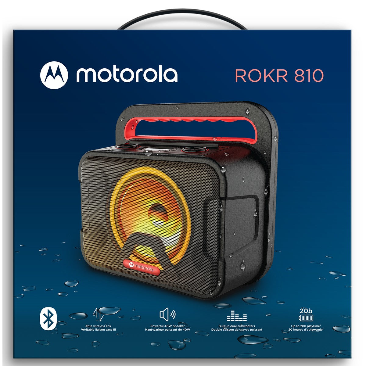 Bt Speaker Rokr 810 40W Blk