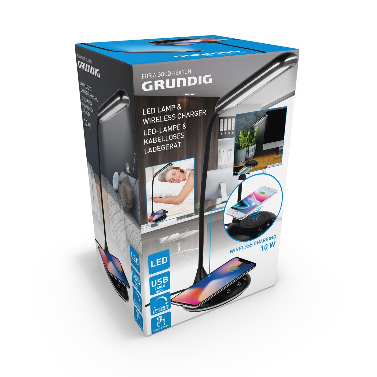 Lamp & Wireless Charger Usb