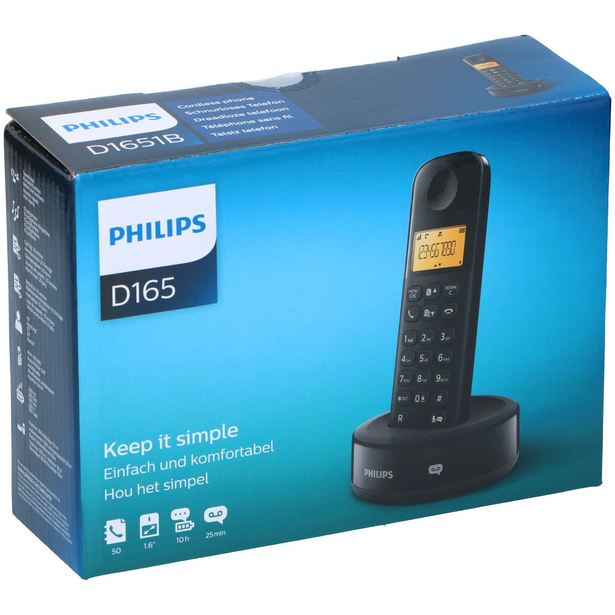 Cordless Phone 230V D1651B/01