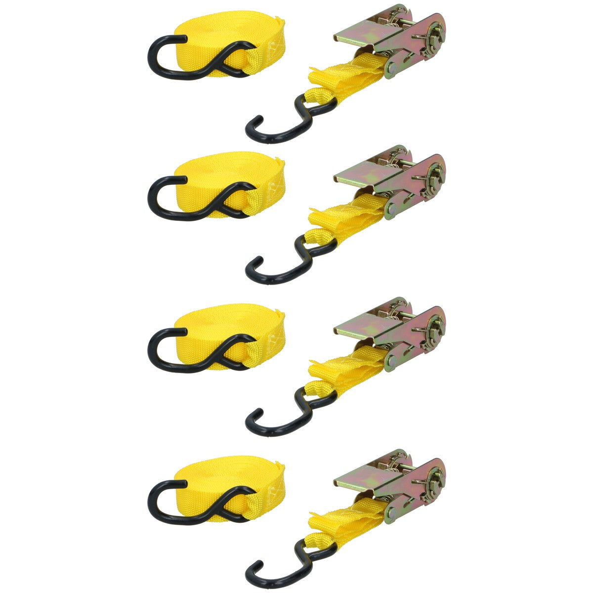 Tie Down Ratchet 350Kg 5M 4Pc