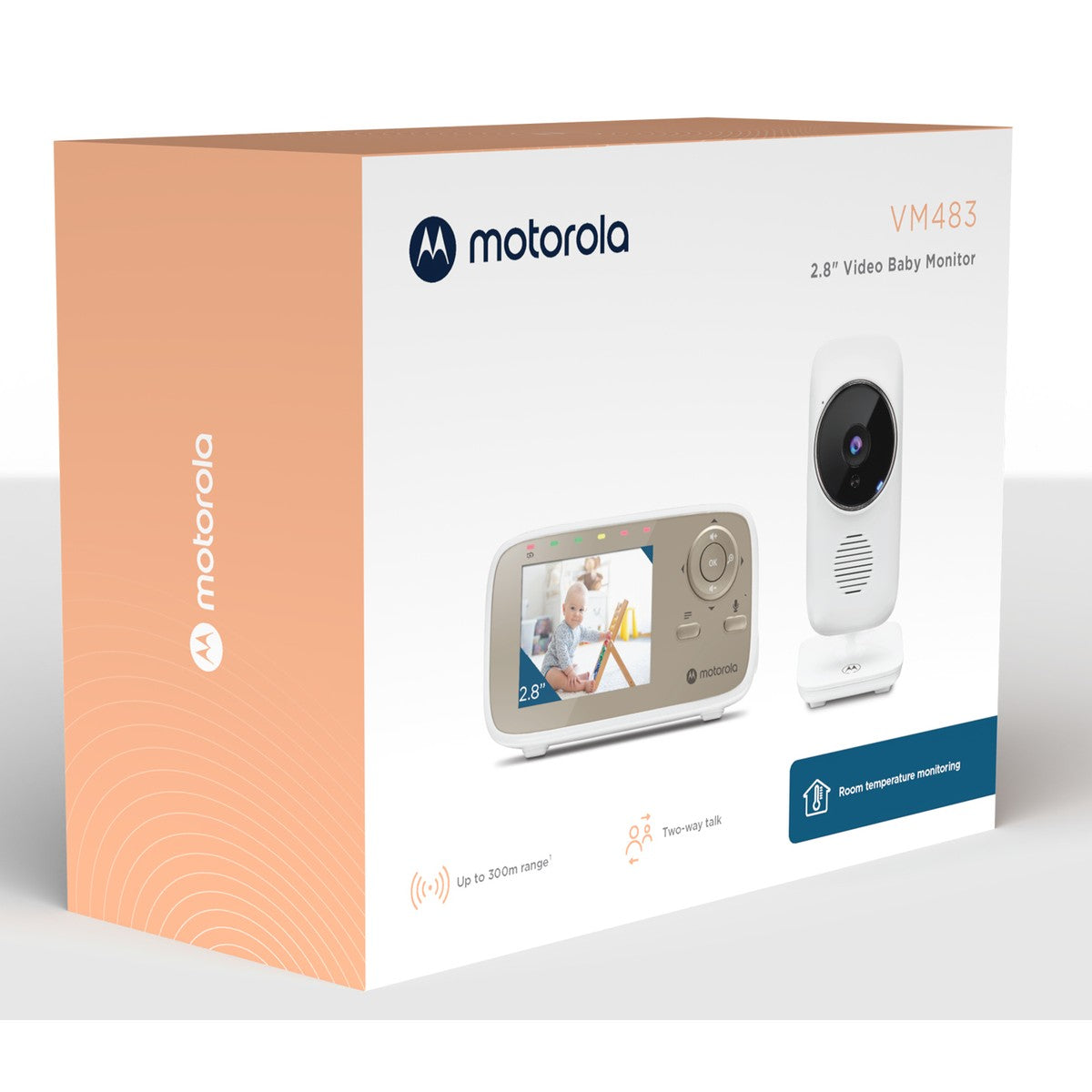 Baby Monitor Vm483 2.8" Wht