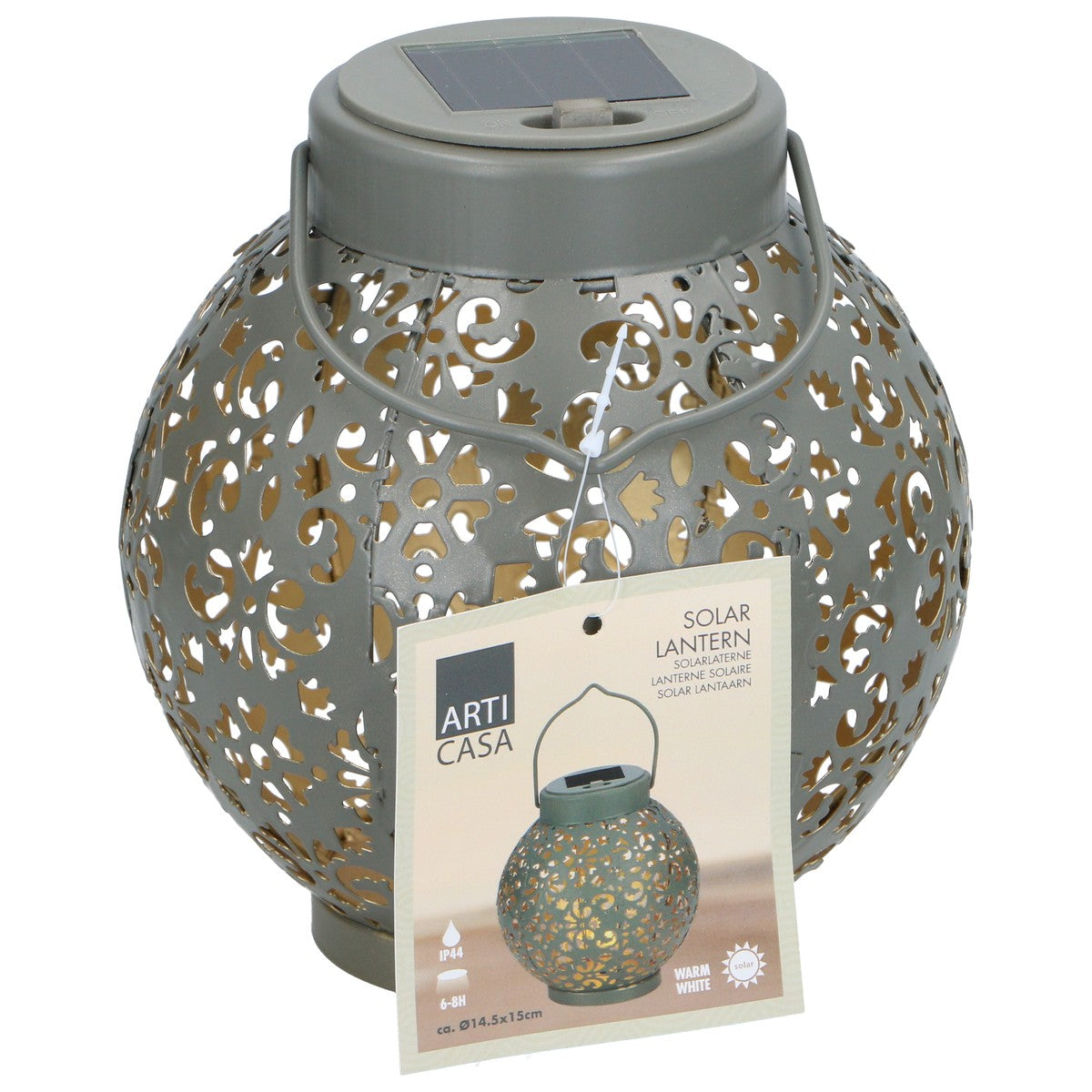 Solar Lantern Ø14,5X15Cm