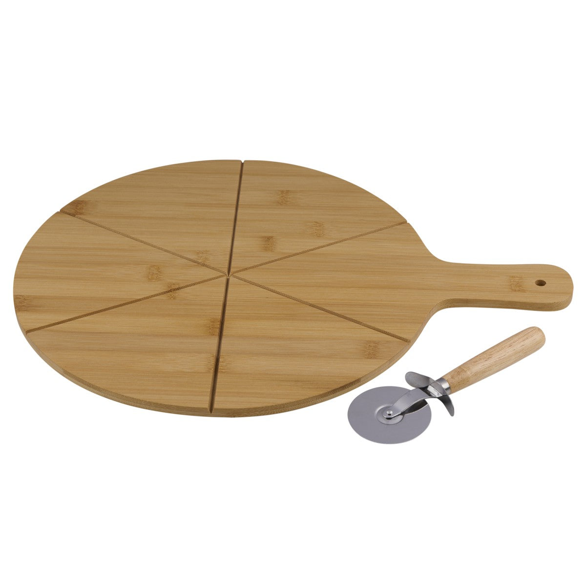 Pizza Board Ø34Cm W/Knife 2Pc
