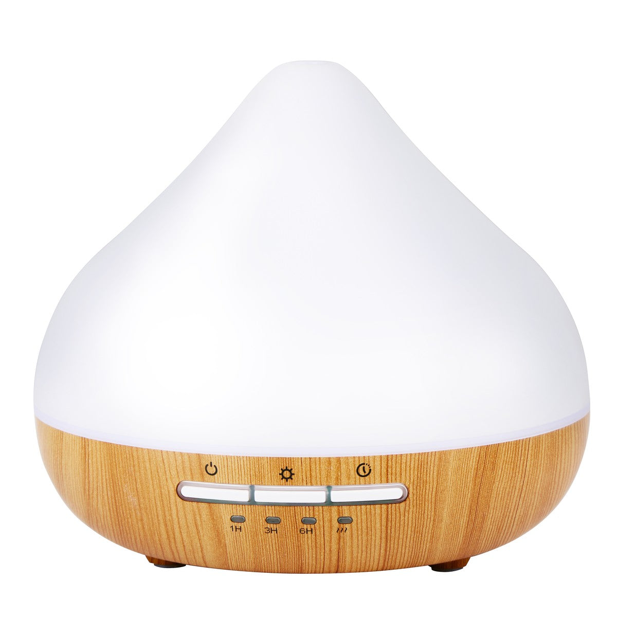 Aroma Diffuser White & Wood With Led Lighting
