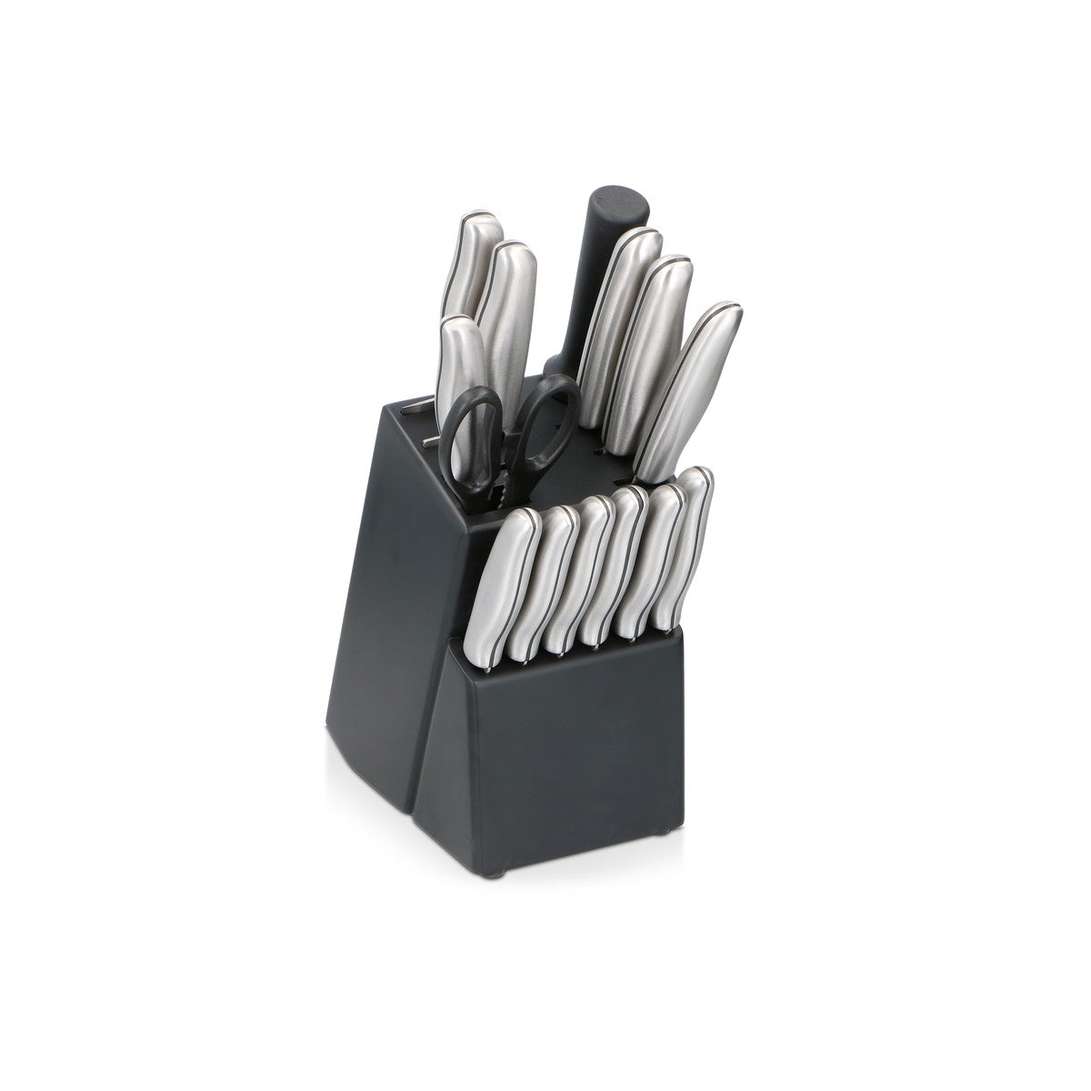 Knife Set With Block 15Pc