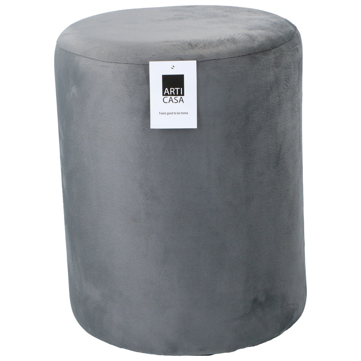 Stool Velvet Grey