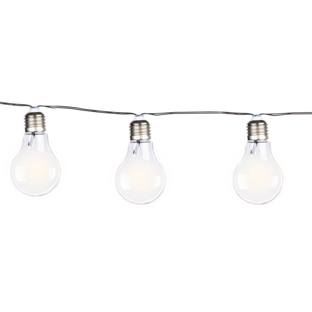 Solar Bulb Chain 10Led White