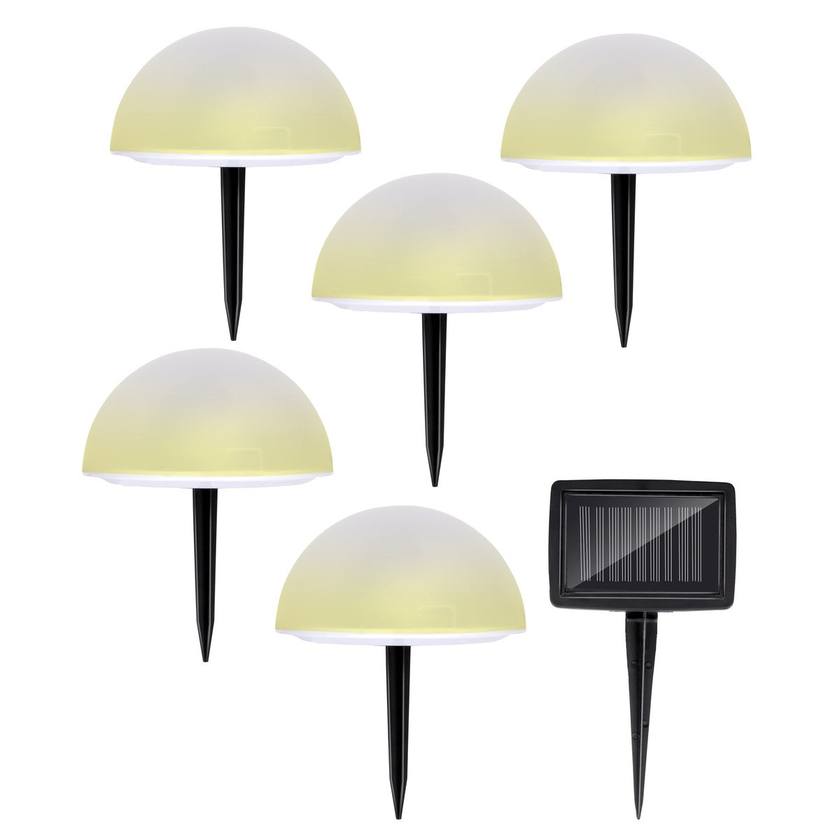 Solar Ground Light Ø15Cm 5Pc