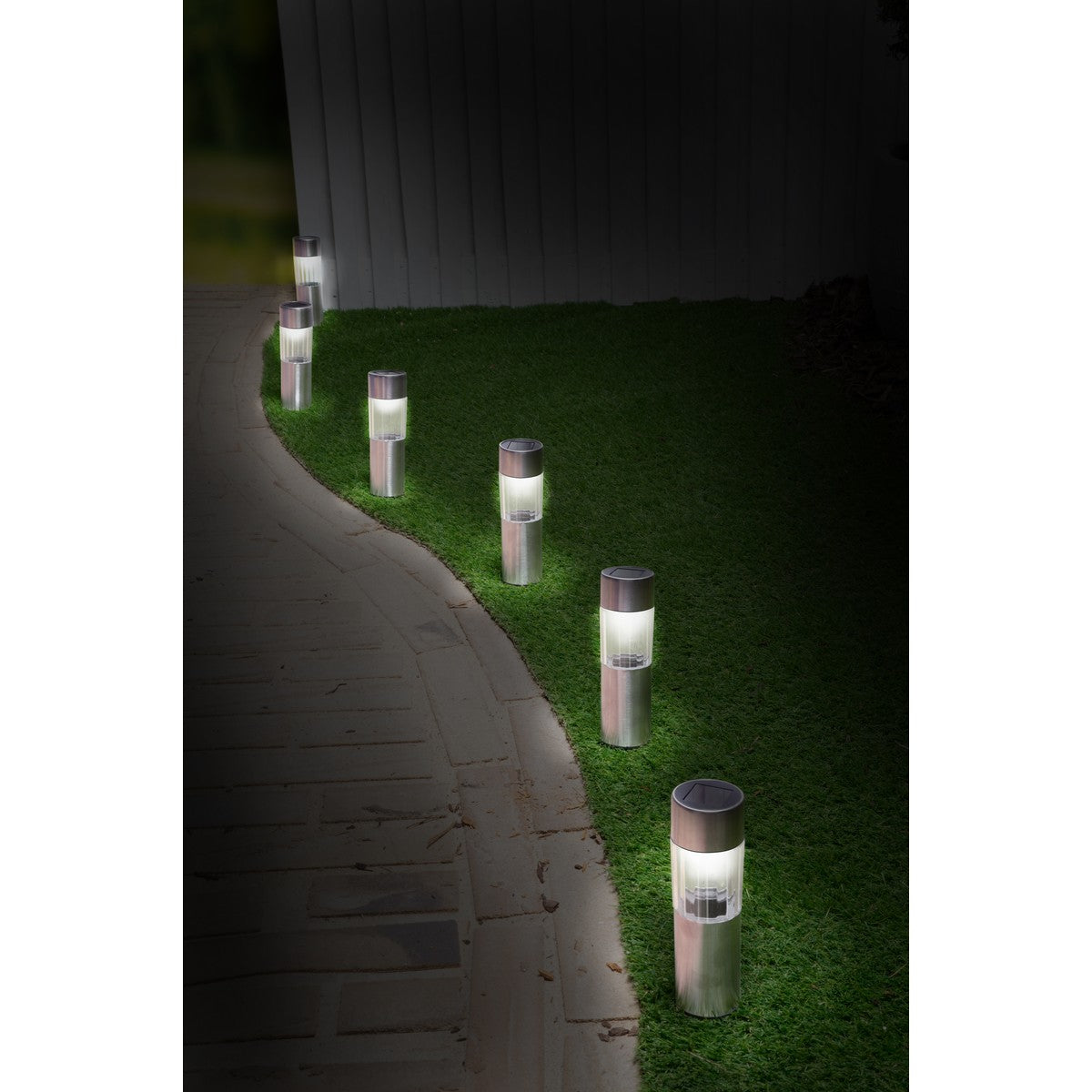 Solar Light Ø4.5X15Cm 6Pc