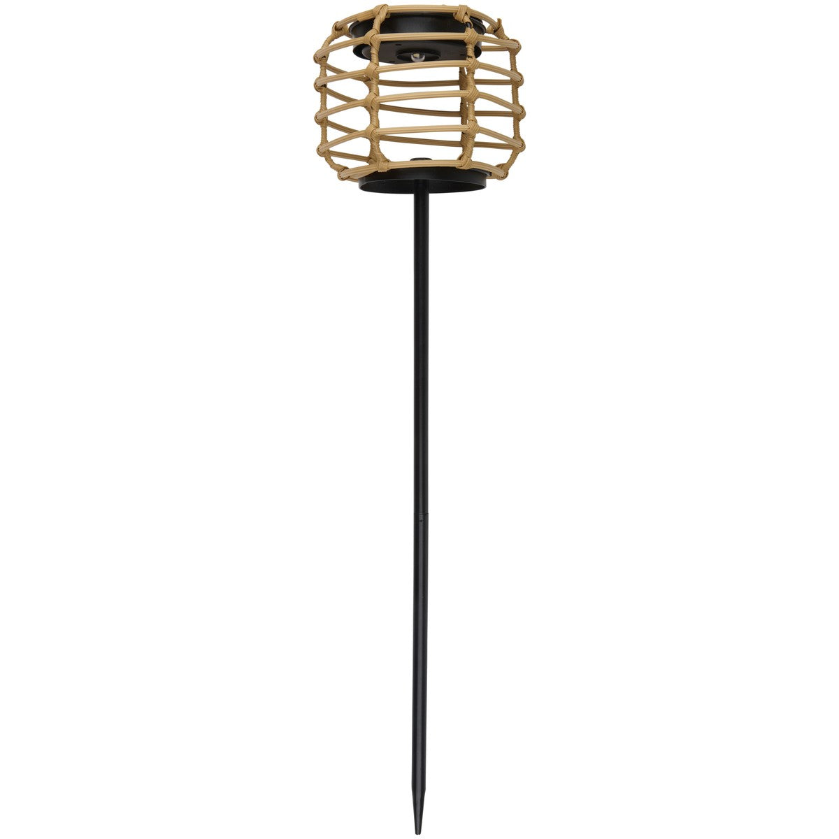 Solar Stake Bamboo Look