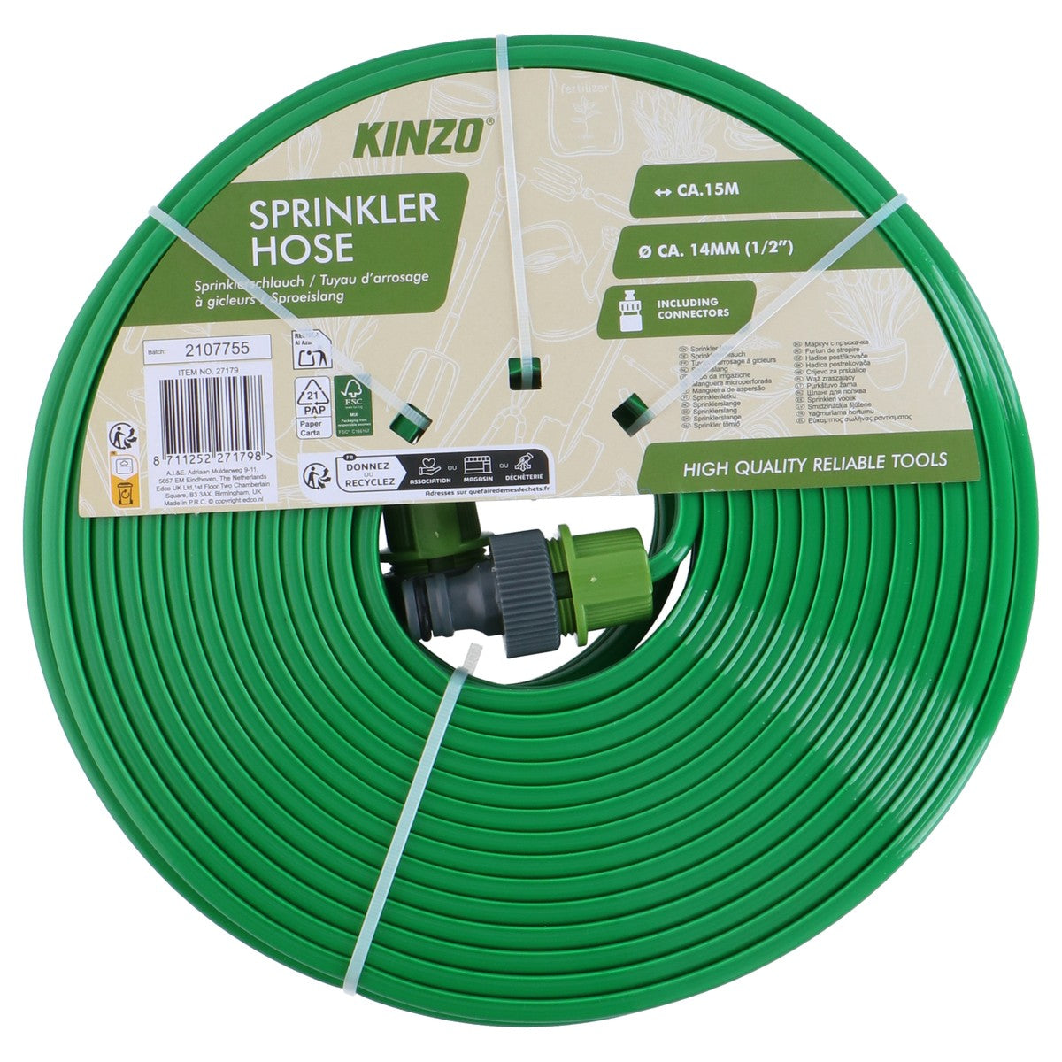 Sprinkler Hose 15M