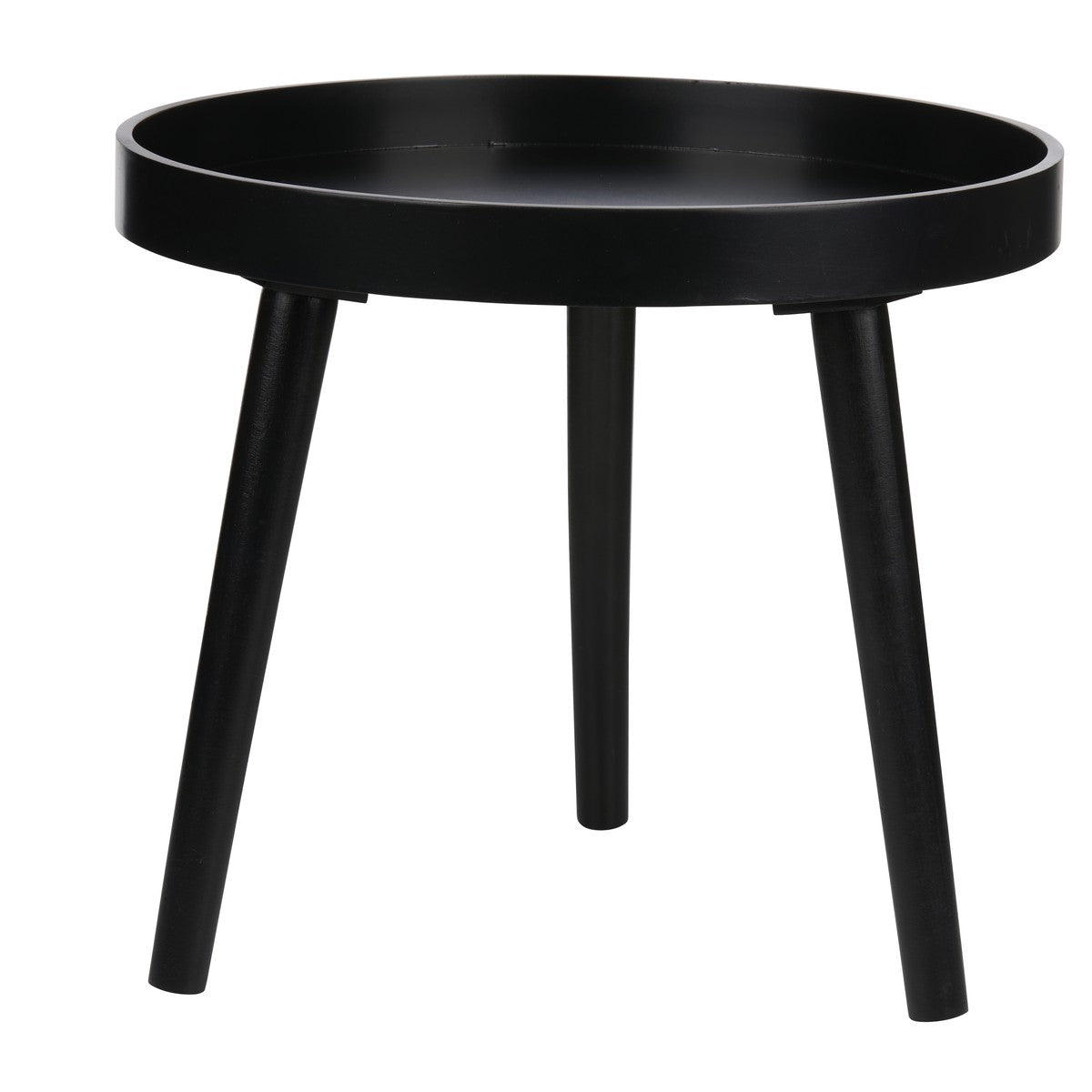 Side Table Round Black