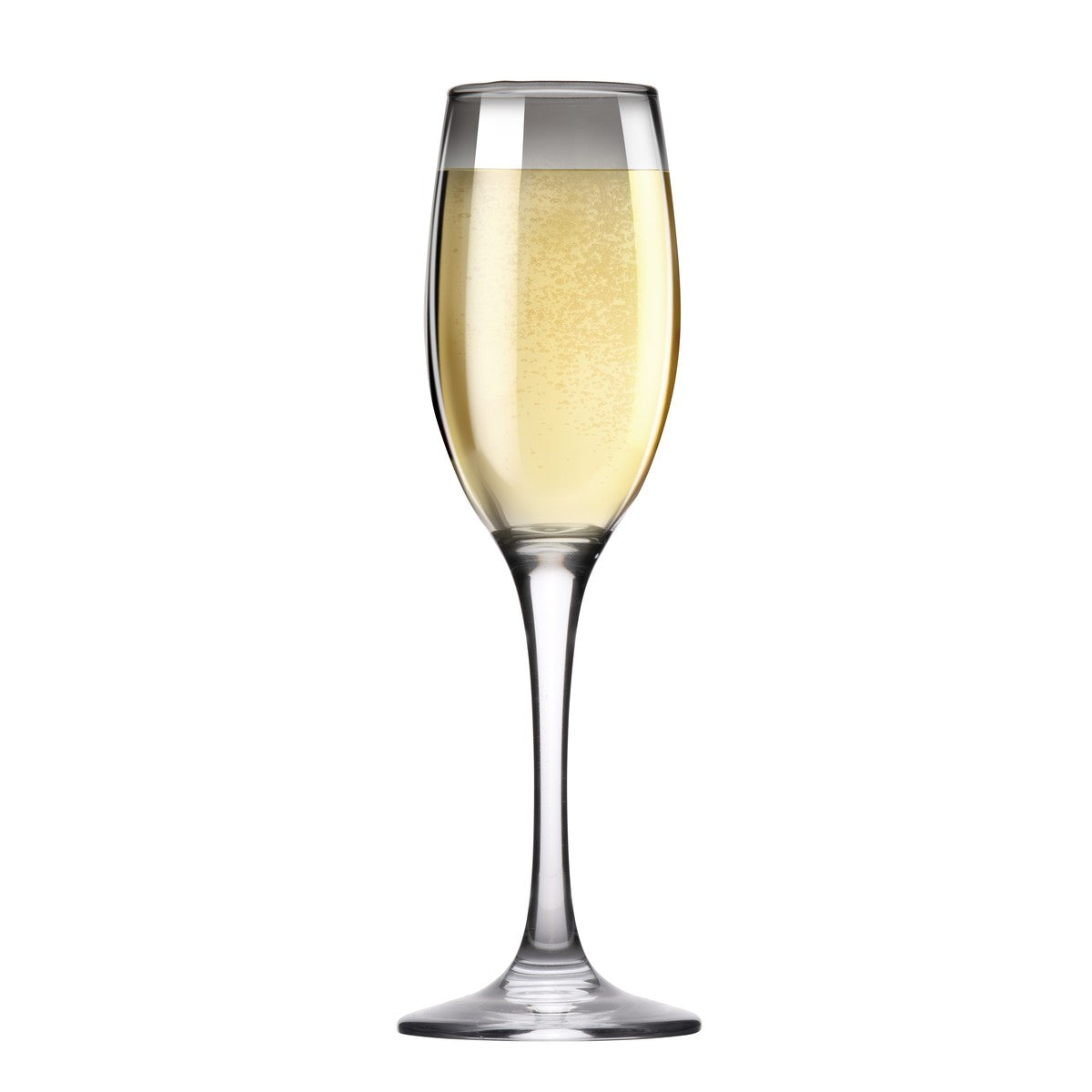 Champagne Glass - Smoke 4Pc