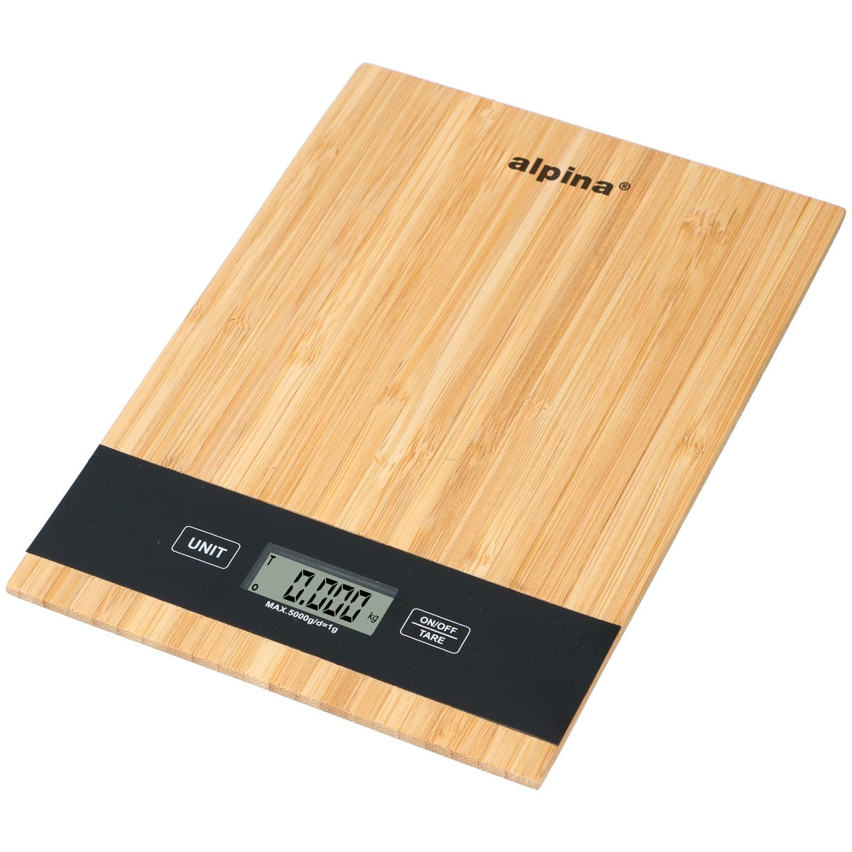 Kitchen Scale 5Kg Bamboo Surface