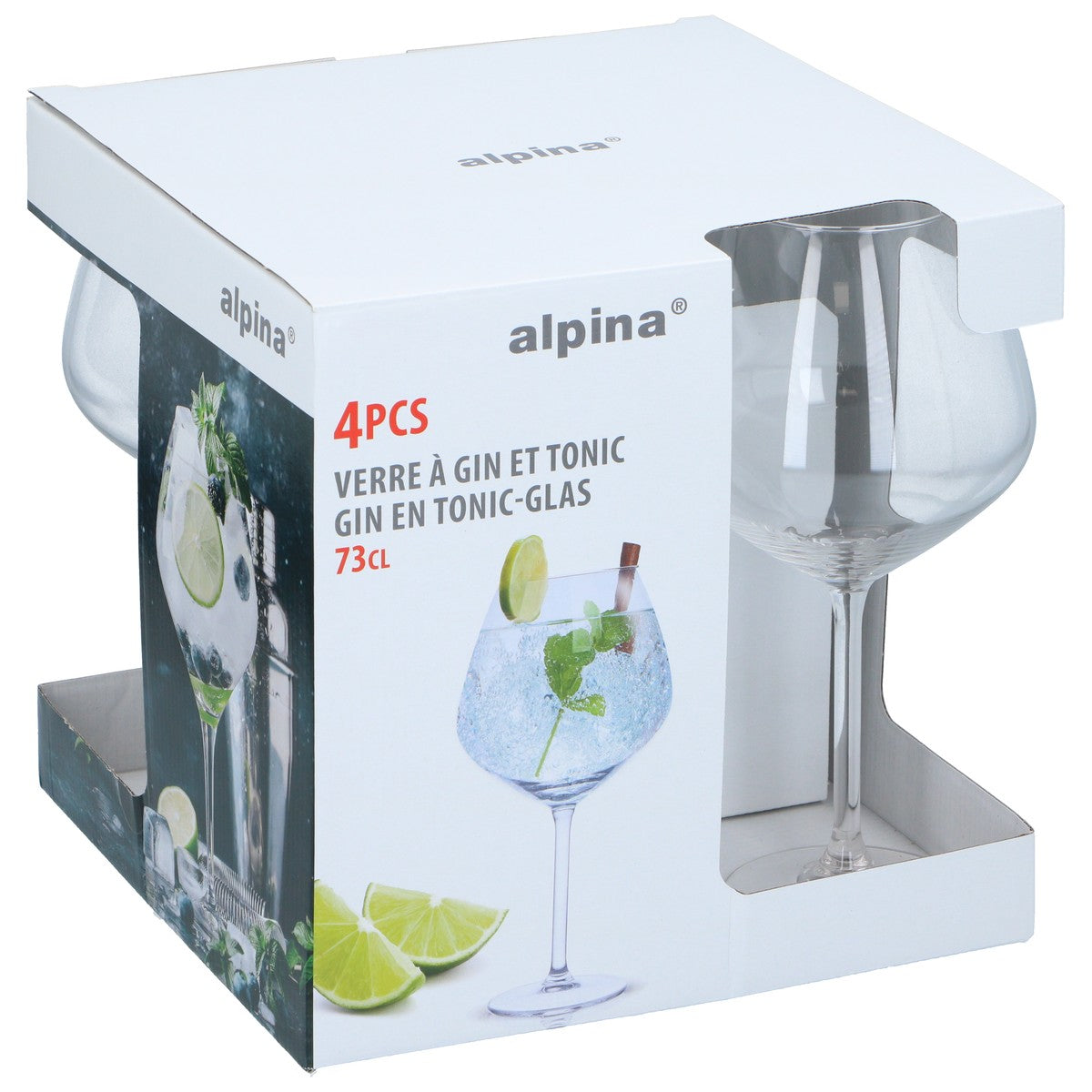 Gin & Tonic Glass 730Ml 4Pc