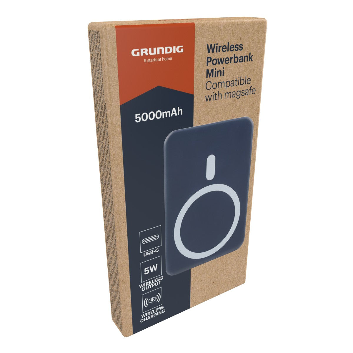 Powerbank Wireless Mini 5000Mah