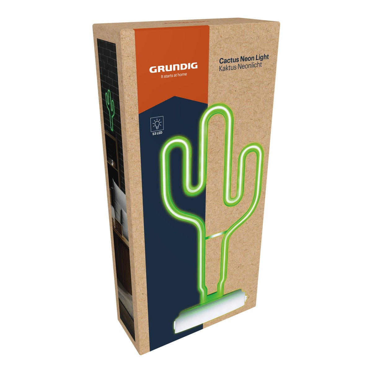 Lamp Neon Cactus 53Led