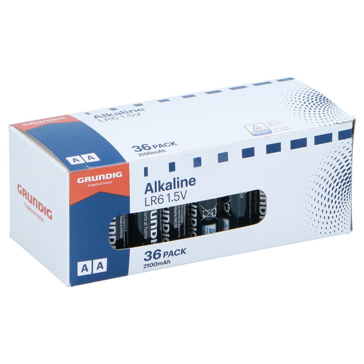 Batt Alk Aa/Lr6 2100Mah 36Pc