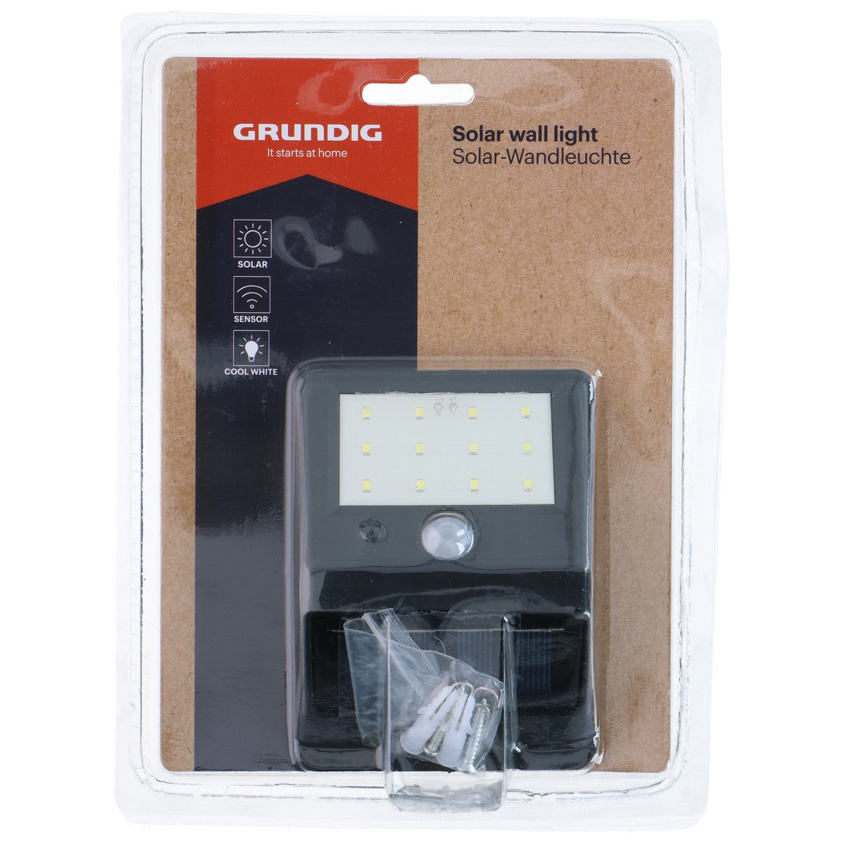 Solar Wall Light W/ Sensor