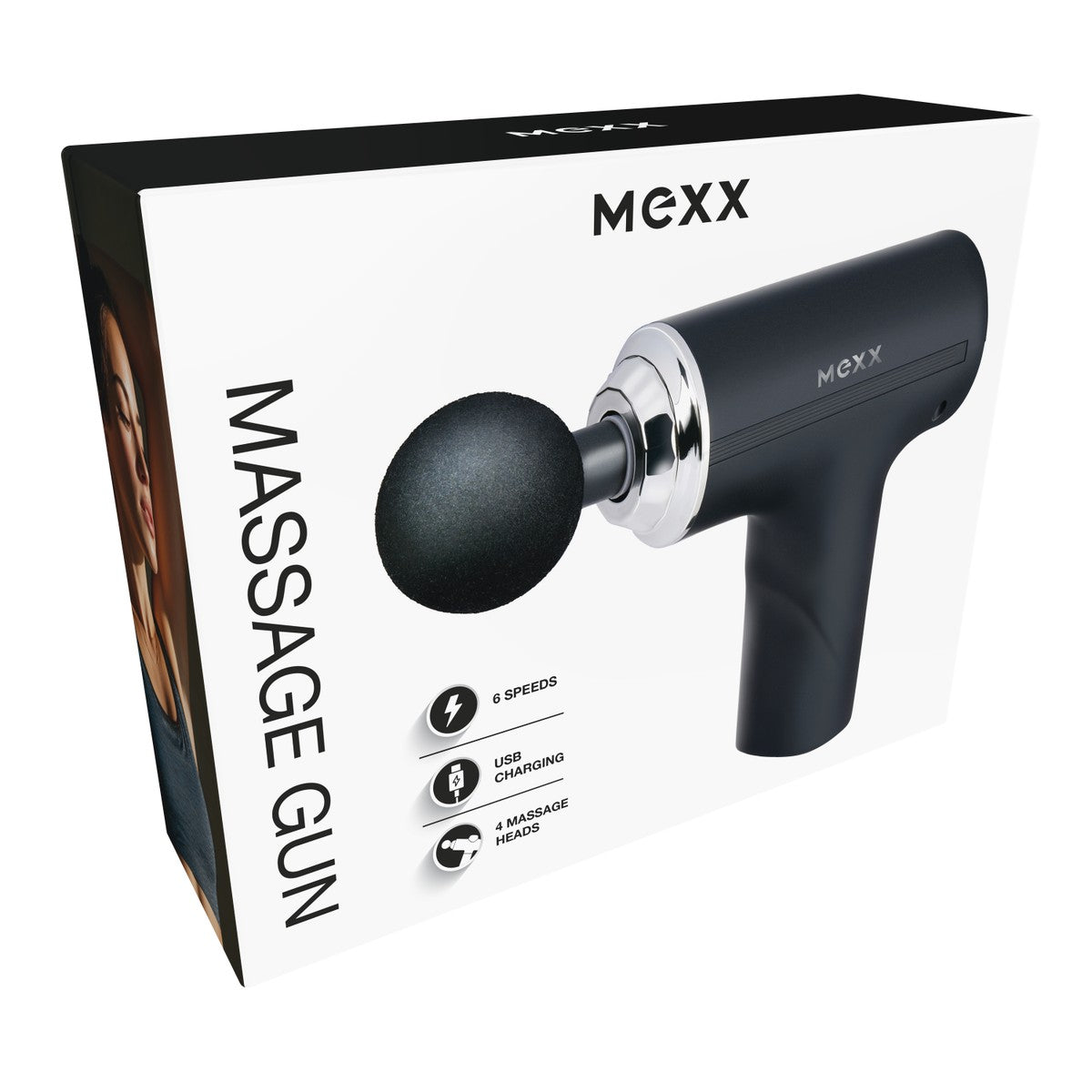 Massage Gun 4 Heads Rechargeable