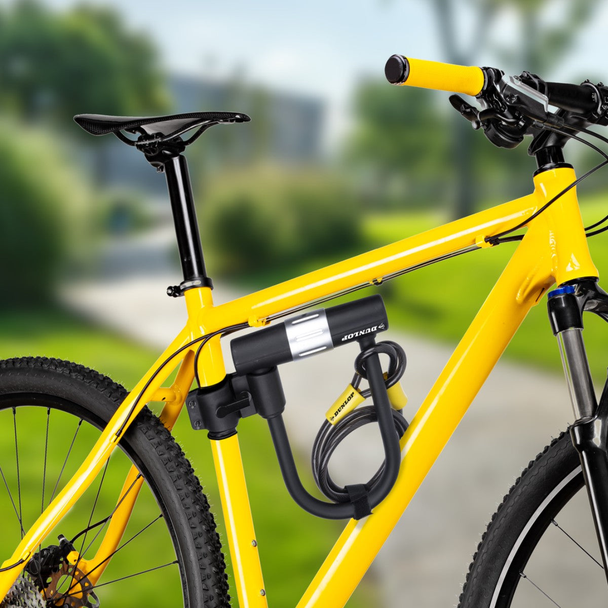 Frame U-Lock With Cable&Holder