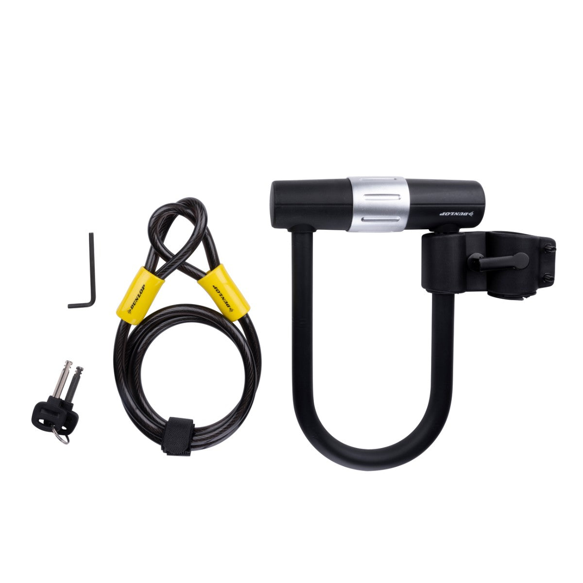 Frame U-Lock With Cable&Holder