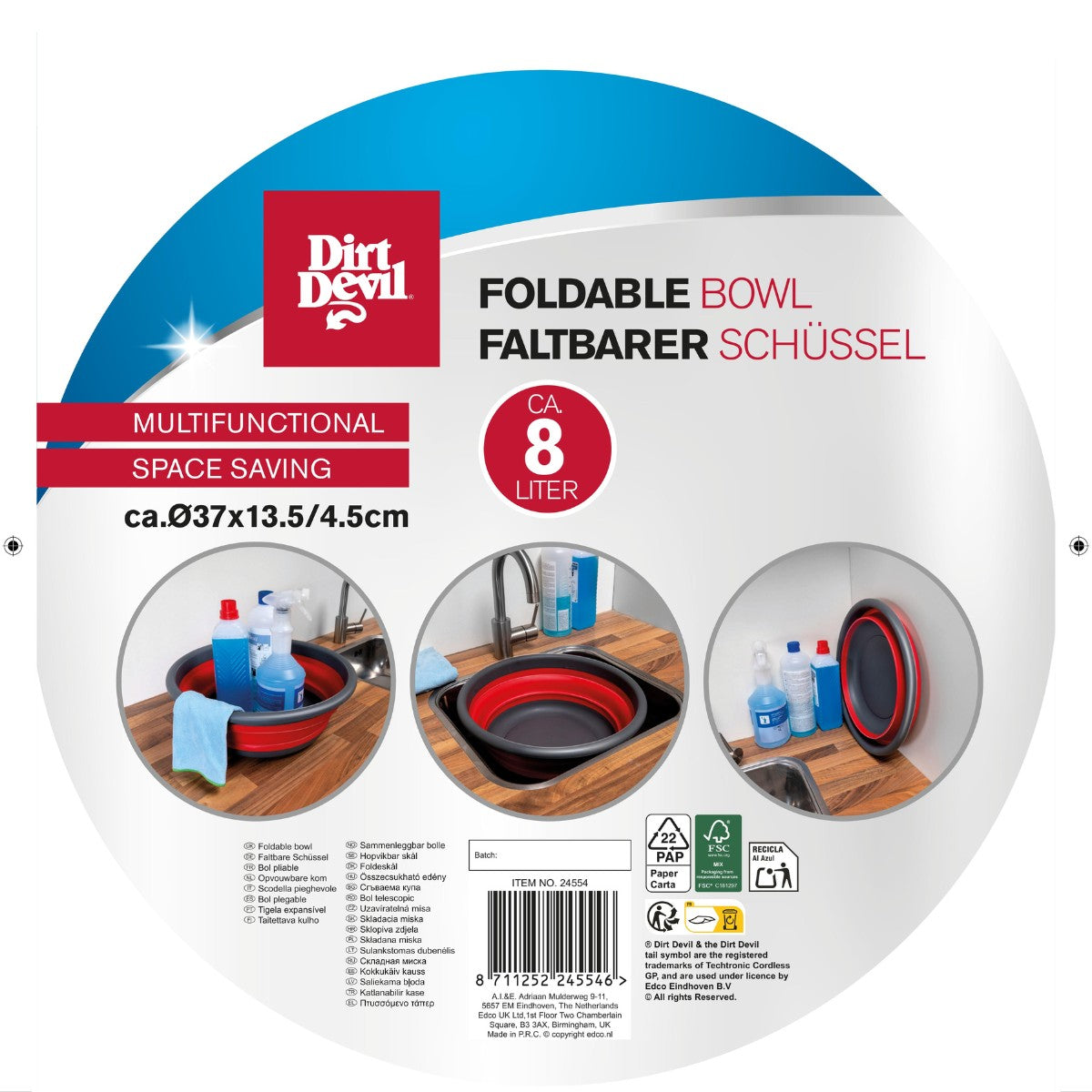 Bowl Foldable 8L