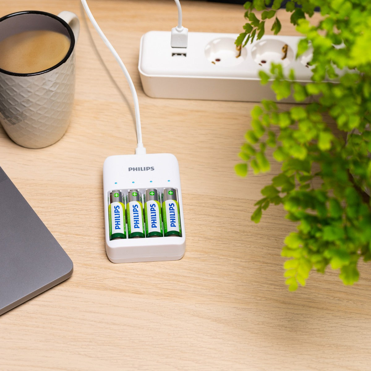 Battery Charger 4 Usb Outlet
